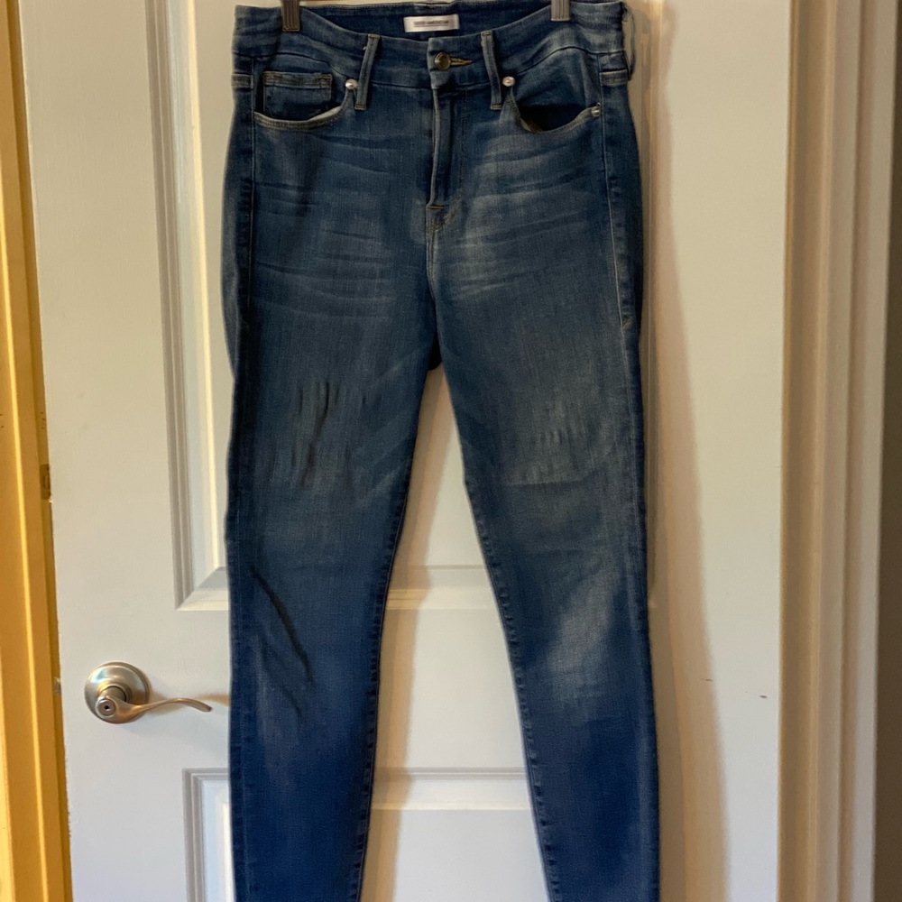 Good American jeans with good stretch purchased from Nordstrom